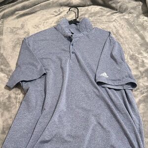 Adidas Men's Blue Golf Polo Shirt